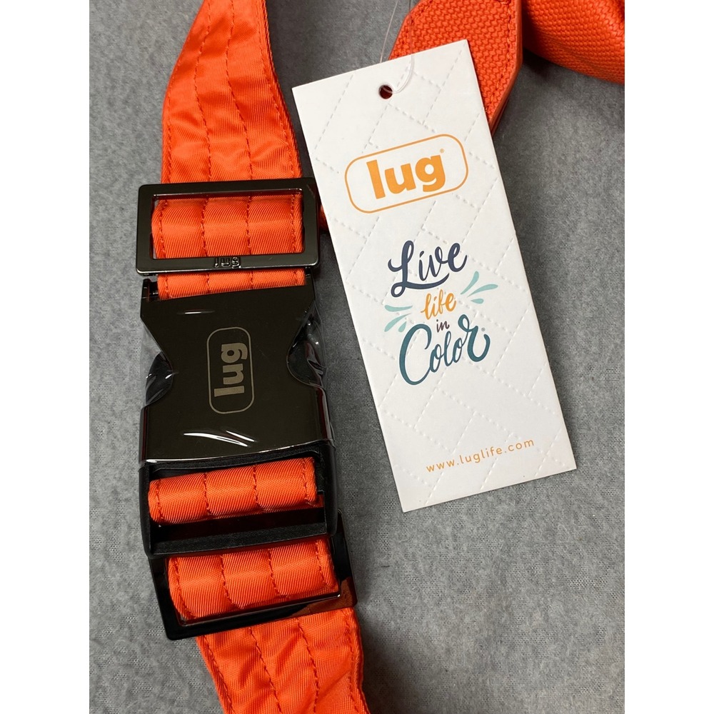 Lug Hitch Crossbody Belt Bag Orange Fanny Pack Adjustable Strap New With Tags - Picture 2 of 11